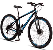 Bicicleta Aro 29 Aço Carbono Highlevel Freios A Disco 21 Vel Bicicleta Aro 29 Aço Carbono Highlevel Freios A Disco 21 Vel