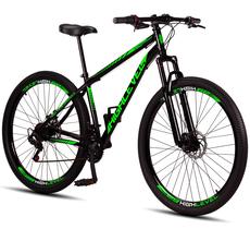 Bicicleta Aro 29 Aço Carbono Highlevel Freios a Disco Suspensão 21 marchas Bicicleta Aro 29 Aço Carbono Highlevel Freios a Disco Suspensão 21 marchas