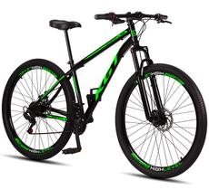 Bicicleta Aro 29 Aço Carbono KGT Freios a Disco Suspensão 21 marchas Bicicleta Aro 29 Aço Carbono KGT Freios a Disco Suspensão 21 marchas