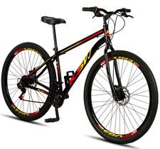 Bicicleta Aro 29 Aço Carbono Ksvj Freios A Disco 21 Vel - Ksvj Bikes