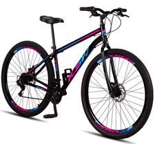 Bicicleta Aro 29 Aço Carbono Ksvj Freios A Disco 21 Vel - Ksvj Bikes