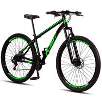 Bicicleta Aro 29 Aço Carbono Ksvj Freios Disco Suspensão 21v - Ksvj Bikes