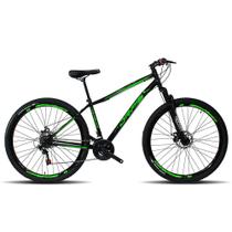Bicicleta Aro 29 Aço Drais Steel 21 Vel TAMANHO 17 + BRINDE