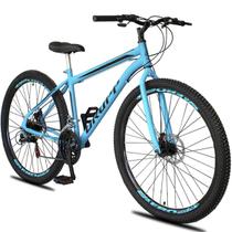 Bicicleta aro 29 aero Dropp Sport Aço Carbono 21 Velocidades Marchas Freio a Disco