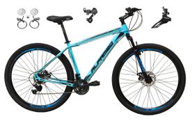 Bicicleta Aro 29 Alfameq Atx 21v Câmbios Shimano Freio a Disco Hidráulico Alumínio Garfo Com Suspensão - Azul