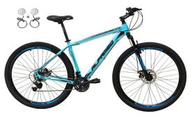 Bicicleta Aro 29 Alfameq Atx Alumínio 21v Freio a Disco Hidráulico Garfo com Suspensão - Azul