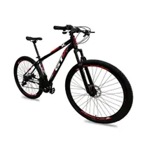 Bicicleta Aro 29 Alumínio Freio Hidráulico 24 Marcas Quadro 15 Vermelho