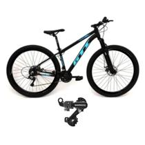 Bicicleta Aro 29 Alumínio GTI ROMA 24 Velocidades MTB Câmbio Traseiro SHIMANO