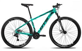 Bicicleta aro 29 aluminio gts rdx freio hidráulico 27 marchas