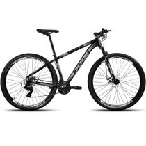 Bicicleta aro 29 aluminio kairos freio a disco 24 marchas
