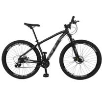 Bicicleta Aro 29 Alumínio KLS Storm Ezfire Câmbios Pedivela Shimano Mtb Freio Disco 21 Marchas