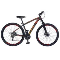 Bicicleta Aro 29 Alumínio KLS Storm Ezfire Câmbios Shimano Freio Disco Mtb 21 Marchas