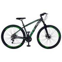 Bicicleta Aro 29 Alumínio KLS Storm Ezfire Câmbios Shimano Freio Disco Mtb 21 Marchas