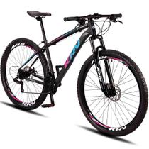 Bicicleta Aro 29 Aluminio KRV Force Mtb 21v Suspensao Freio Disco