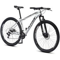 Bicicleta aro 29 Alumínio KRW Shimano 24 Velocidades Marchas Freio a Disco Suspensão dianteira K11