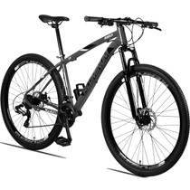 Bicicleta Aro 29 Aluminum Raider 24 Marchas Vel Index Freio a Disco Alumínio MTB