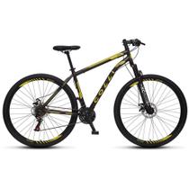 Bicicleta ARO 29 Athena Preto FOSCO/AMARELO Neon
