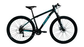 Bicicleta aro 29 athor titan alum 21v (atr) preto fosco/acqua