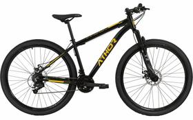 Bicicleta aro 29 athor titan alum 21v (atr) preto fosco/amarelo