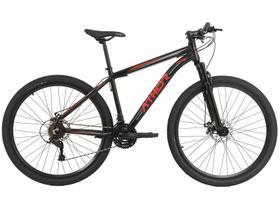 Bicicleta aro 29 athor titan alum 21v (atr) pto fosco/vermelha