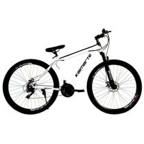 Bicicleta Aro 29 Bike 21 Vel Marchas Everest Freio A Disco Quadro Alumínio Leve Resistente Cor Branco/preto - Wct Fitness Bicicleta Aro 29 Bike 21 Vel Marchas Everest Freio A Disco Quadro Alumínio Leve Resistente Cor Branco/preto - Wct Fitness