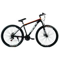 Bicicleta Aro 29 Bike 21 Vel Marchas Everest Freio A Disco Quadro Alumínio Leve Resistente Cor Preto/vermelho - Wct Fitness
