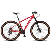 Bicicleta Aro 29 Colli Allure Quadro 17 Alumínio Shimano 21V Vermelho