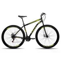 Bicicleta Aro 29 Colli Bike Nantes Freio A Disco Preto Fosco/amarelo Neon