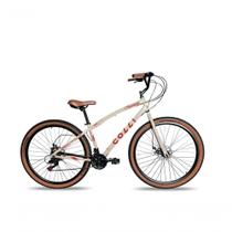 Bicicleta Aro 29 Colli Vancouver Confort 21 Marchas Freio A Disco Bege Retrô Bicicleta Aro 29 Colli Vancouver Confort 21 Marchas Freio A Disco Bege Retrô