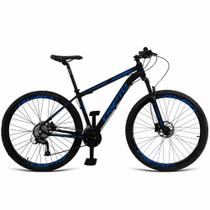 Bicicleta Aro 29 Cripto 24 Marchas Freios Disco e Suspensão Preto