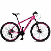 Bicicleta Aro 29 Cripto 24 Marchas Freios Disco e Suspensão