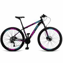 Bicicleta Aro 29 Cripto 24 Marchas Shimano e Freios a Disco