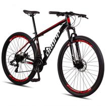 Bicicleta Aro 29 Dropp Sw 24 Vel Câmbio Shimano Quadro Alumínio Mtb Preto + Vermelho 17 Bicicleta Aro 29 Dropp Sw 24 Vel Câmbio Shimano Quadro Alumínio Mtb Preto + Vermelho 17