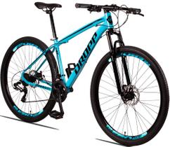 Bicicleta Aro 29 Dropp SW 24 Vel Câmbio Shimano Quadro Alumínio MTB