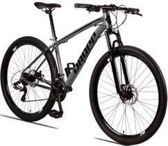 Bicicleta Aro 29 Dropp SW 24 Vel Câmbio Shimano Quadro Alumínio MTB