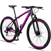 Bicicleta Aro 29 Dropp Z3 H Alumínio Câmbio Shimano 24v Freio A Disco Hidráulico 15 Preto+rosa Bicicleta Aro 29 Dropp Z3 H Alumínio Câmbio Shimano 24v Freio A Disco Hidráulico 15 Preto+rosa