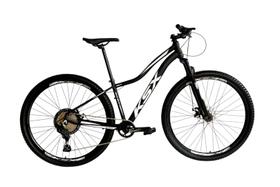 Bicicleta Aro 29 Feminina Ksx Sd7 12v Freio a Disco Hidráulico K7 11/50 Garfo com Trava Kit 1x12 Preto/Branco