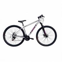 Bicicleta Aro 29 First Lifty Basic 21v Disc Branco/Roxo Bicicleta Aro 29 First Lifty Basic 21v Disc Branco/Roxo