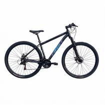 Bicicleta Aro 29 First Lifty Basic 21v Disc preto/Azul/Roxo Bicicleta Aro 29 First Lifty Basic 21v Disc preto/Azul/Roxo