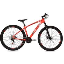 Bicicleta Aro 29 Free Action Flexus 3.1 Shimano Quadro 17 Laranja Neon