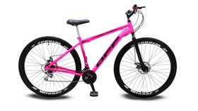 Bicicleta Aro 29 Freio à Disco 21 M Velox Rosa Escuro - Ello Bike