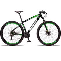 Bicicleta Aro 29 Freio A Disco 27 Velocidades Cubo Alúminio K7 Cor:verdetamanho:17"