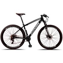 Bicicleta Aro 29 Freio A Disco Hidraúlico 24 Velocidades Cubo Alúminio K7 Cinza Tamanho 21"