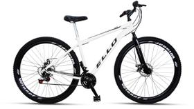 Bicicleta Aro 29 Freio Disco 21M. Velox Branca Ello Bike