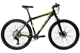 Bicicleta Aro 29 Gta 12v Kit 1x12 Alumínio Freios Hidráulicos K7 11/50d Garfo Com Trava - Preto/Amarelo Bicicleta Aro 29 Gta 12v Kit 1x12 Alumínio Freios Hidráulicos K7 11/50d Garfo Com Trava - Preto/Amarelo