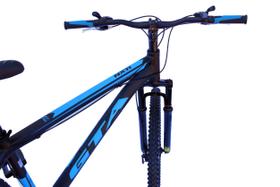 Bicicleta aro 29 gta al t17 f disco mecanico 21v preto d/azul