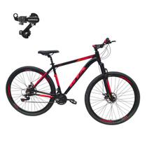 Bicicleta Aro 29 Gta Aluminio Mtb 24 Velocidades Cambio Shimano Traseiro Freio Disco Mecanico