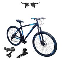 Bicicleta Aro 29 Gta Aluminio Mtb 24 Velocidades Freio Disco Mecanico Trocadores Cambios Shimanos