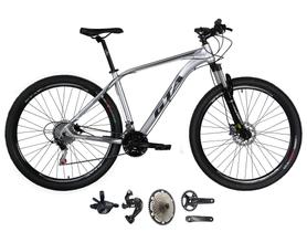 Bicicleta Aro 29 Gta Insane 12v Garfo com Trava K7 11/50 Freios Hidráulicos Kit 1x12 - Prata