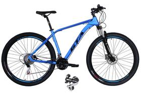 Bicicleta Aro 29 Gta Insane 24v Câmbio Shimano Acera K7 Garfo Trava Freio a Disco - Azul